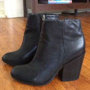 Dolce Vita Black Leather Bootie